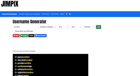 generador de username para instagram.